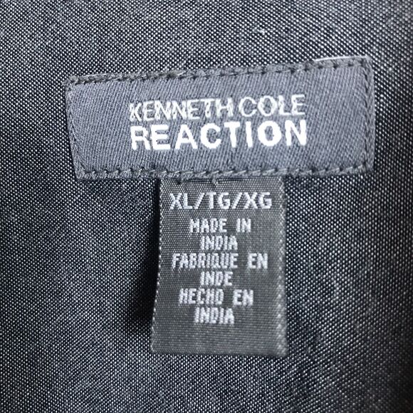 Kenneth Cole Reaction Shirt Mens XL Multi Check Plaid Long Sleeve Button Up - Picture 2 of 4